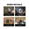 Fire-Maple Petrel Pour-Over Coffee Kettle Gooseneck Spout Coffee Pots Detachable Spout Handle Portable Foldable HX Kettle