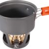 302c24d9dce29317 REDCAMP Mini Spirit Burner, Ultralight Portable Alcohol Stove for Backpacking Hiking Outdoor, Small Lightweight Camping Stove for BBQ Cooking Picnic, Black