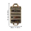 Multi-Purpose Hardware Tool Professional Multi-Pocket Portable Rolled Waterproof Storage Bag Pliers Wrenc