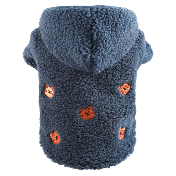 Dog Cat Winter Fleece Clothes Hooded Coat Down Jacket Puppy Pet Clothing For Dogs Chihuahua Yorkie Pug Outfits