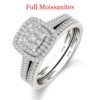 303fcb5ee868712b 2PCS Yellow Gold Moissanite Engagement Rings set For Women 100% Real Pass Diamond Tester Wedding Band Jewelry Lover Couple Gifts