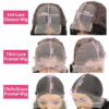 30501e5145b0b6f9 Highlight Straight Lace Front Wig Brazilian Short Bob Human Hair Wigs On Sale Clearance