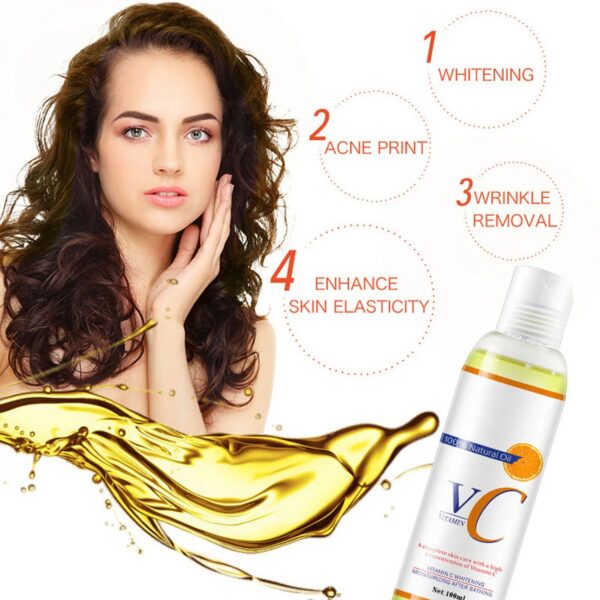 3055c642cdbe2d4a 100ml Body Moisturizing Essential Oil Plant Vitamin C Body Massage Oil Wrinkle Removal Anti Aging Gentle Skin Care for Men Women