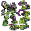 3056b6d580fbfe4e 6 IN 1 NBK 42CM Devastator Toy Transformation KO Robot Car combination Action Figure excavator Blender Model Kid NO BOX