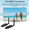 306bd0a3120f6279 50M Wireless Video Transmitter Receiver HDMI-Compatible Extender Stick Screen Mirror Adapter Switch DVD PC To TV Projector