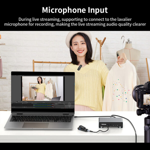 Unnk 4K 60Fps Video Capture Card USB C 3.1 Grabber Live Streaming 2K 120Fps Game Recording for PS5 Xbox Switch Phone Camera