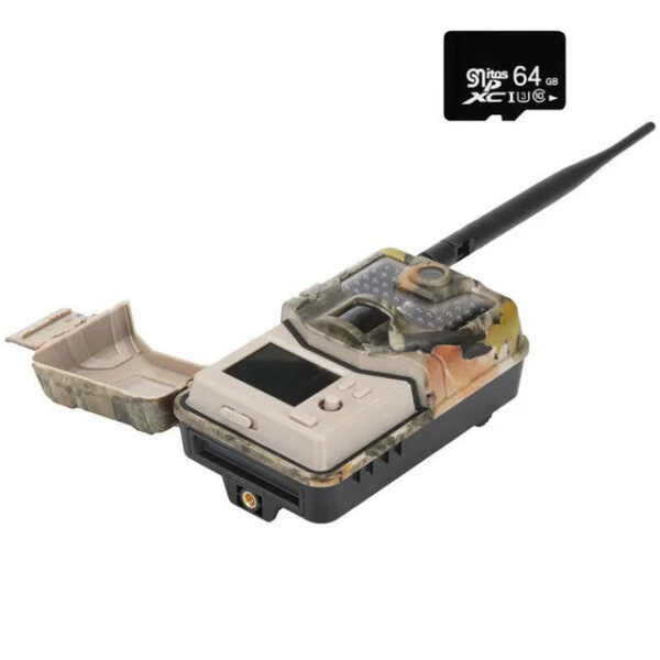 4G Live Video Trail Hunting Mms Sms Gsm Surveillance Camera Recharge 36MP Wireless APP Cloud Service IR Night Vision Detection