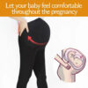 308e8e83d314d466 Elastic High Waist Legg Skinny Maternity Clothes For pregnant Women Belly Support Knitted Leggins Body Shaper Trousers