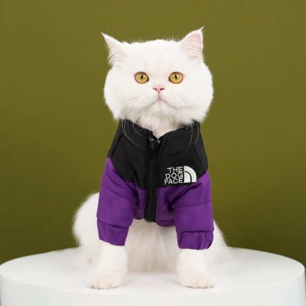 30b47e9e2b3c673f Pet dogs, cats, clothing for autumn winter warmth, cotton down jackets, teddy large, medium, and small dogs