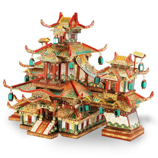 30c559574c067d4e Piececool 3D Metal Puzzle Adult Chinese Style Building Kits DIY Model for Jigsaw Toy