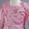 30cbce6bd7741b1b Children’s wear Autumn Girls Princess Satin cloth Embroidered long Sleeve Kids Dresses for Party Wedding Dress