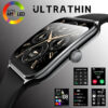 30ee59e2f1bc2ece New Ultra Thin Smart Watch men 1.96" AMOLED HD Pixel Display Always Show Time BT Call Reminder Smartwatch Ladies For Android iOS
