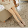 New Winter Keep Warm Thicken Wool Pantyhose for Women High Quality Elasticity Veet Solid Nine Points Women's Tights