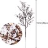 30fe2d7682d4db41 Momkids 6 Pcs Babys Breath Bulk Artificial Faux Silk Flower Gypsophila Bouquet Winter Real Touch Fake Floral for Office Kitchen Wedding Restaurant Centerpieces Christmas Party Decor (White)