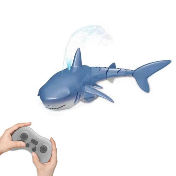 311b35c53e56a3be Smart Rc Shark whale Spray Water Toy Remote Controlled Boat ship Submarine Robots Fish Electric Toys for Kids Boys baby Children