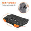 311e25a25d51beca i8 Plus No Backlit 2.4GHz Mini Wireless Keyboard With Touchpad English Russian Air Mouse Remote Control For Android TV Box PC