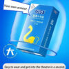 55/56/58/60mm Large Size Condom Natural Latex 50pcs Intimate Penis Sleeves Long Lasting for Men Adult Product Couple Sex Toys