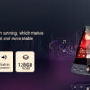 128GB MP3 player (with Bluetooth 5.3), 2.4’ portable full touchscreen music player (with speakers and Micro SD card slot)