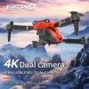 New E99Pro Drone 4K Professinal With Wide Angle Dual HD Camera Foldable RC Helicopter 5G WIFI FPV Height Hold Apron Sell