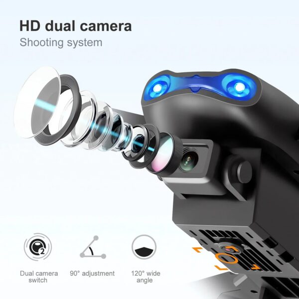 3160a2b7bb62d34a New MINI E99Pro Drone 4K Professinal With Wide Angle Dual HD Camera Foldable RC Helicopter 5G WIFI FPV Height Hold Apron Sell
