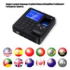 3161e83bfae3b936 2.4 Inch Attendance Machine Fingerprint/Password/ID Card Recognition Time Clock Employee Checking-in Recorder Multi-language