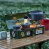 316cf2d905102ce3 Outdoor Tools Storage Box Portable Camping Picnic Hand Box Metal Tools Storage Box with Handle Sundries Storage Box