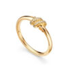 Womens Designer Rope Twisted Diamondless Set with Diamond Popular Fashion Classic Versatile Single Double Ring Multi Size