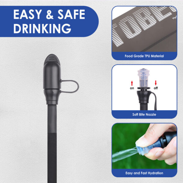 317d44fe42fe26c4 UTOBEST 1.5L/2L/3L Bladder Pack Reserevoir TPU Water Storage Bag for Camping Cycg Running Hiking