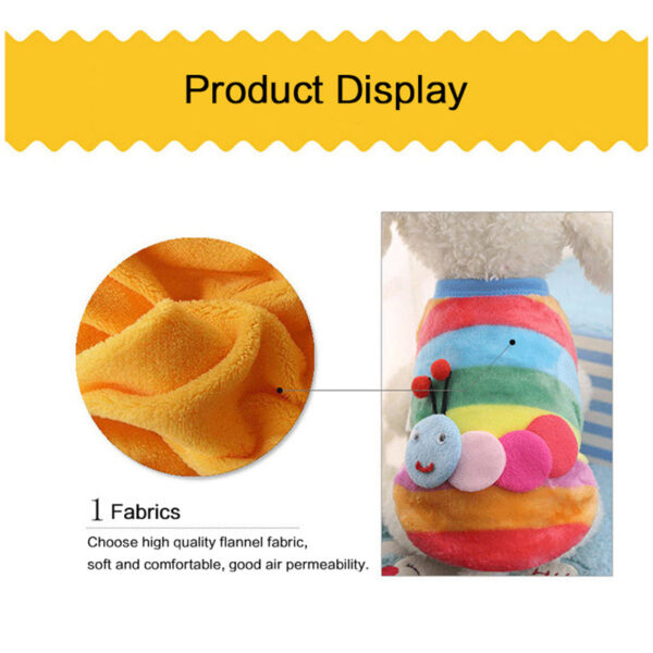 31876a5b5168eaaf Pet for Small Warm Winter Dog Coat Cotton Fleece Puppy Clothes Clothing French Bulldog Chihuahua XXS-XL
