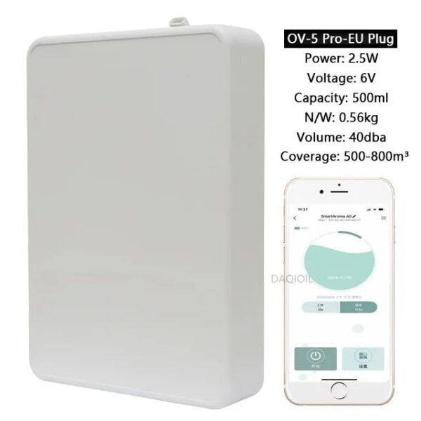 319ae47f45b5ca5b 500ML Capacity Fragrance Diffuser Smart Scent Air Machine For Home Professional Waterless Essential Oil Diffuser Air Freshener
