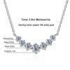 31a6bae70687a440 Moissanite Necklace For Woman Wedding Fine Jewely With Certificates 925 Sterling Sliver Plated 18k White Gold Necklace