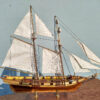 31b0c30df8eac94a New Version Scale 1/96 Classics Ancient Ship wood Model Building Kits Harvey 1847 Wooden Sailboat DIY Home Decorations