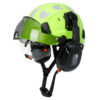 31c112568c250e2f CE Construction Safety Helmet With Visor Built In Goggle Earmuffs For Engineer Hard Hat ANSI Industrial Work Cap Head Protection