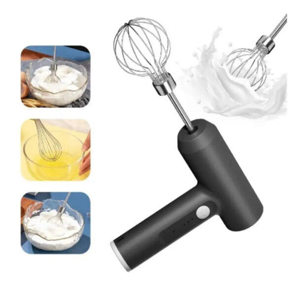 1 PCS Wireless Electric Food Portable 3 Speeds Egg Beater Baking Dough Cake Cream Mixer Kitchen Tools