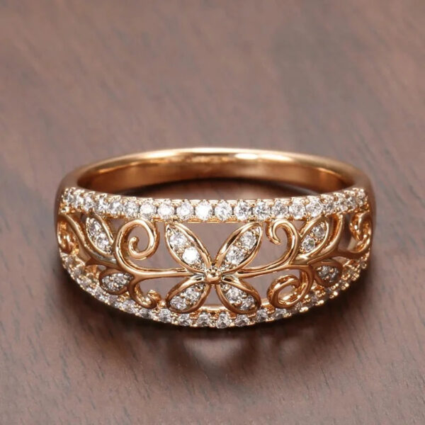 31dbf10fad28e13b HOT SALE Full Diamond Engagement Wedding Statement Jewelry Larimar Gold Rings for Women