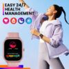 New Zeblaze GTS 3 Pro Voice Calling Smart Watch Ultra-big HD AMOLED Screen Health and Fiess Tracking Smartwatch for Men Women
