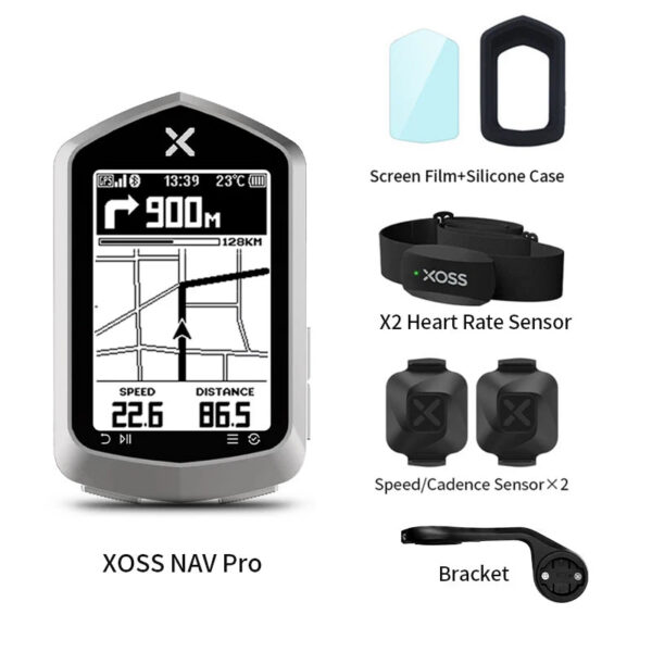 31f71b7745d2b53b Xoss NAV Pro Bike Computer NAV Plus Gps Bicycle Wireless Speedometer Cycling Map Navigation Bluetooth ANT+ Odometer Cadence