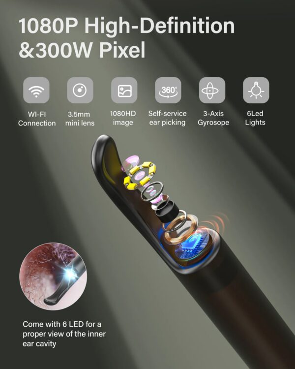 Collection Ear Cleaner Bebird X0 Wax Remover Tool Smart Visual Sticks Otoscope 1080P HD Earpick Endoscope Earring