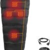 3205eb6f0f81a198 Heated Sleeping Bag 5pcs Multi USB Power Support Heating Pads,Operated with Battery Power Bank or Other USB Power Supplies, Portable Compact Bag, Mummy Style.