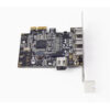 320c1bbc85ef708f PCIE Combo 3x 1394b Firewire Ports PCI-Express Controller Card, 1394 card TI Chipset 1 port internal 1394B 9pin