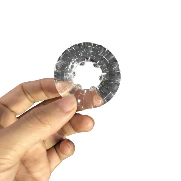 321fd689754987e3 Crystal Silicone Penis Ring Semen Lock Ring Sex Toys for Adults Men Long Delay Ejaculation Penis Cock Ring Sexes Accessoires