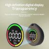 32320ee78200d564 K5 PTH-10E Mini Carbon Monoxide Detector CO CO2 Air Quality Portable Monitor HD LED Screen USB Charging for Indoor and Travel