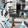 3235fe043bd0ffa8 Child Bike Seat, Kids Bike Seat with Guardrail, High Seat Cushion Backrest Mountain Bike Child Bike Seat, Bicycle Child Safety Seat for Children from 1 to 5 Years Old
