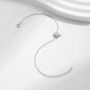323d274cbe4dbfeb MODIAN 925 Sterling Silver Water Drop Clear CZ Bracelet Pear Cut Link Chain Platinum Plated Bracelet For Women Wedding Jewelry