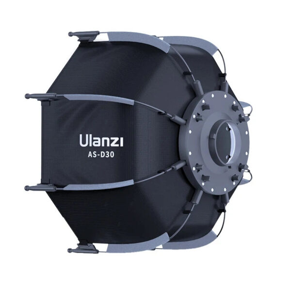 323e77366141bc86 Ulanzi AS-D30 30cm Octagonal Softbox Mini Bowens Mount Quick Release Honeycomb Grid Softbox for Ulanzi LT028 COB Light Studio