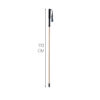 Bamboo Trekking Poles Carbon Fiber Hiking Portable 5-Section Foldable Outdoor Walking Sticks Walk Cane Climbing Equipment