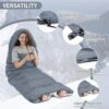 Naturehike Envelope Sleeping Bag – 3 Season Ultralight Waterproof Camping Blanket, 220x85cm for Adults, Compact & Breathable