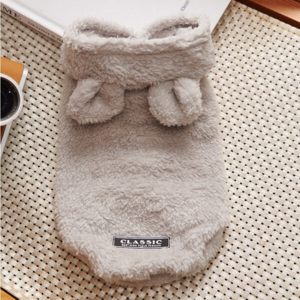 3258a9cf054ae1c3 Fleece Hoodie Winter Pet Dog Clothes Coat Jacket Soft Ropa Perro French Bulldog for Dogs Pets Clothing Pug