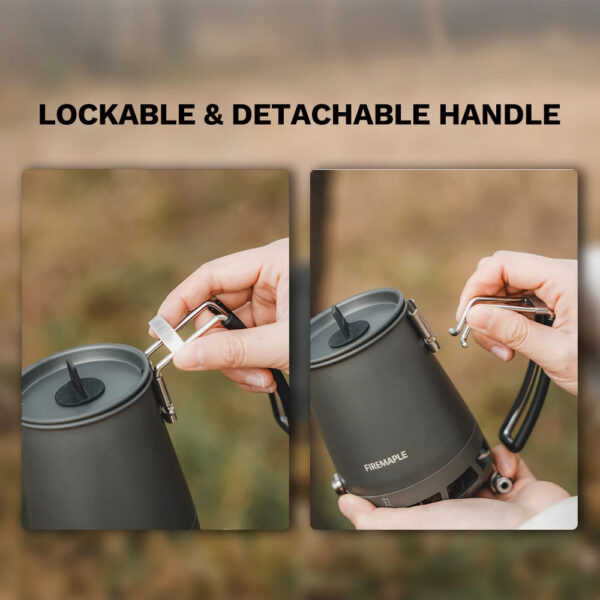 Fire-Maple Petrel Pour-Over Coffee Kettle Gooseneck Spout Coffee Pots Detachable Spout Handle Portable Foldable HX Kettle