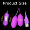 32670a06bca299fc Clitoral Vibrator G-Spot Sex Product Jump Egg USB Power Vibrator Women Love Egg Clitoris Stimulator Masturbator Women Sex Toys